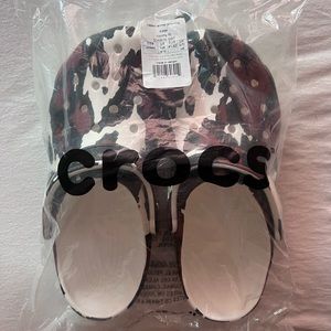 Crocs cow print